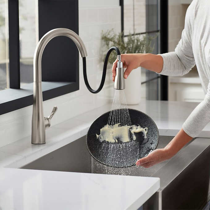 NEW - Kohler Simplice Pulldown Kitchen Faucet - Retail $219