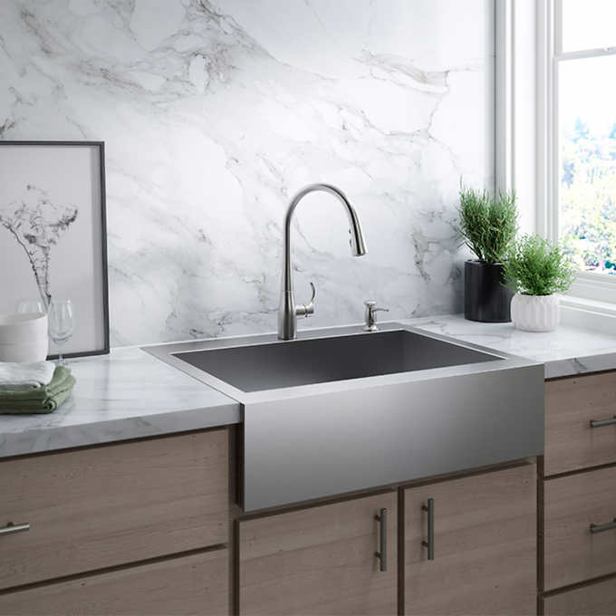 NEW - Kohler Simplice Pulldown Kitchen Faucet - Retail $219