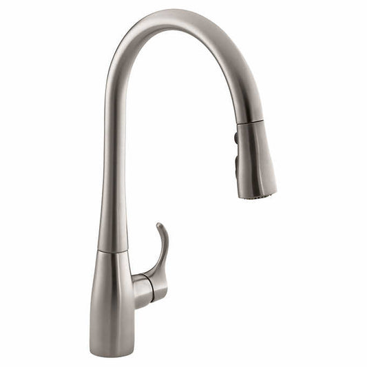 NEW - Kohler Simplice Pulldown Kitchen Faucet - Retail $219