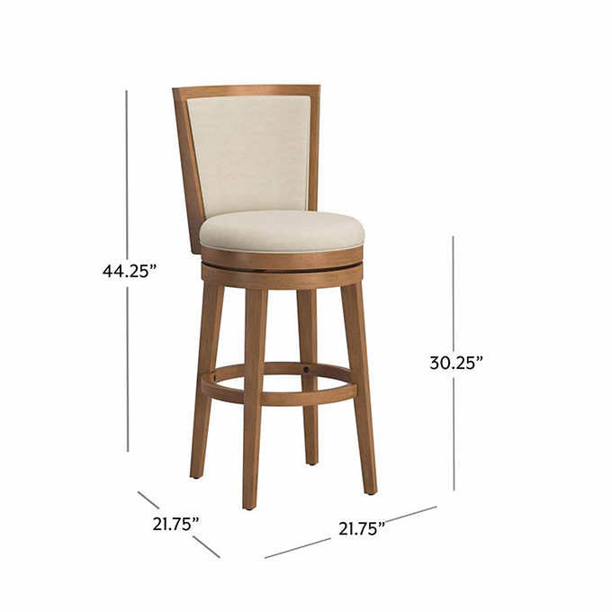 NEW Set of TWO - Tarryn Bar Height Swivel Stool - Retail $398