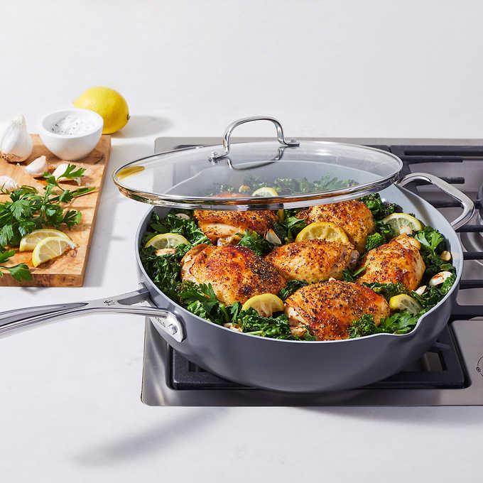 Henckels Ceramic Nonstick 5-Quart Everyday Sauté Pan - Retail $32