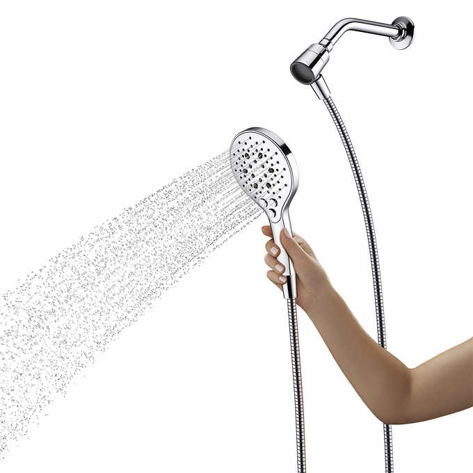 Kohler Prosecco Multifunction Handheld Shower Head, Chrome - Retail $59