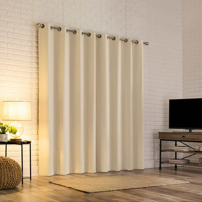 Sun Zero 104 in x 63 in Broderick Theater Grade Blackout Curtains, 2-pack - Retail $38