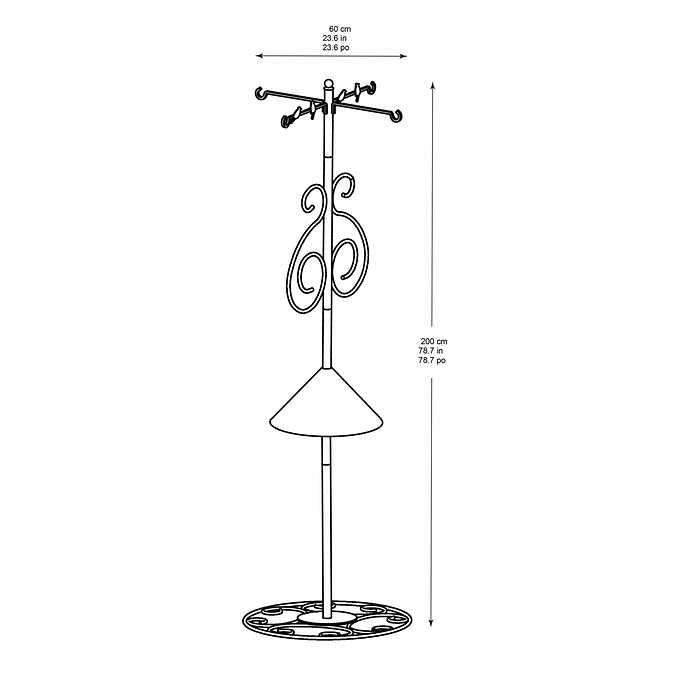 Metal Garden Stand with Baffle - Retail $49