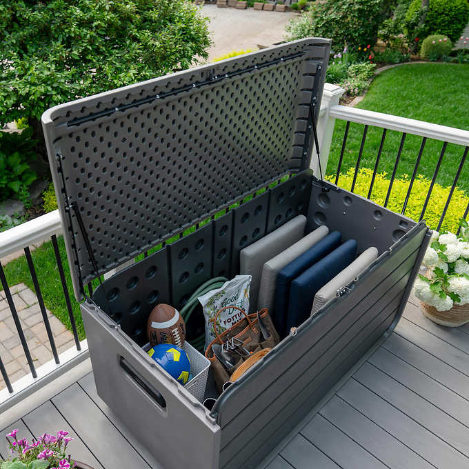 NEW - Lifetime 165 Gallon Modern Deck Box - Retail $229