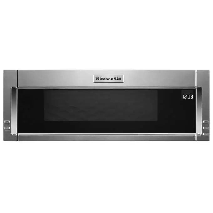 NEW - KitchenAid 1.1 cu. ft. Low Profile Over-The-Range Microwave Hood Combination with Whisper Quiet Ventilation System - Retail $699