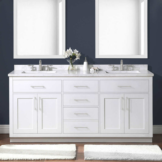 NEW IN BOX - Costco - OVE Decors 72" Alonso Bath Vanity in White - Retail $1999