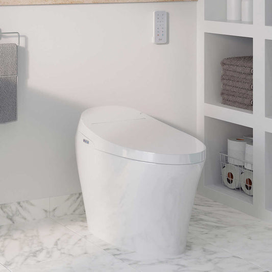 NEW - Costco - OVE Decors Awake Tankless Smart Bidet Toilet with Remote Control - Retail $1499