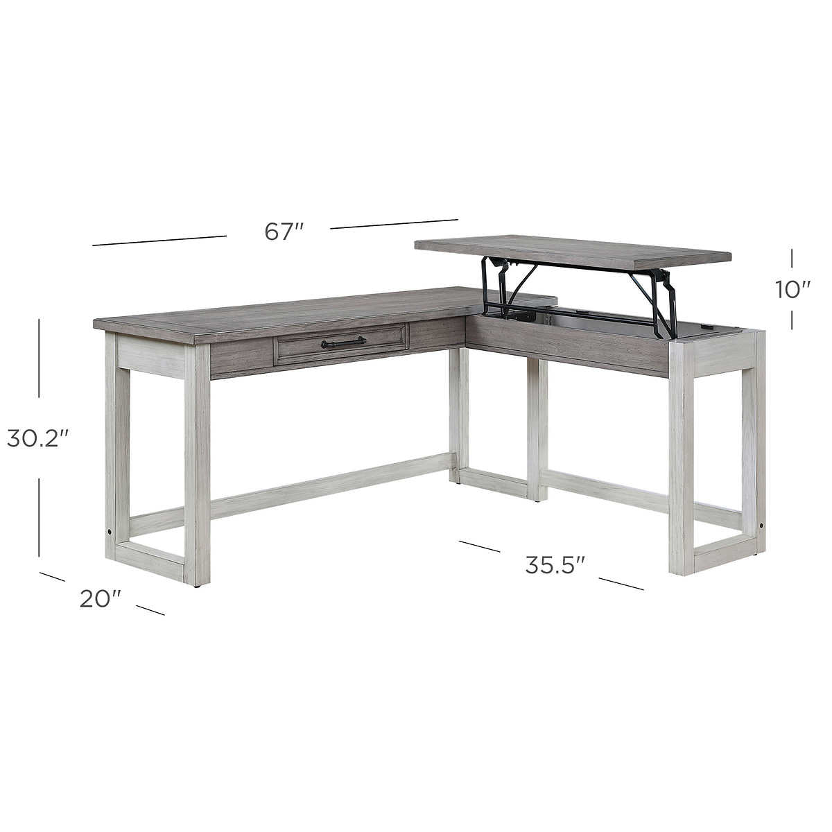 Like NEW - Costco - Evelyn Mae Corner Desk - Retail $379