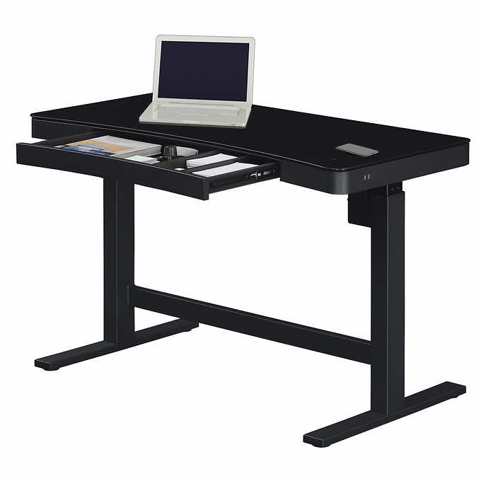 Tresanti 47" Black Adjustable Height Desk - Retail $349