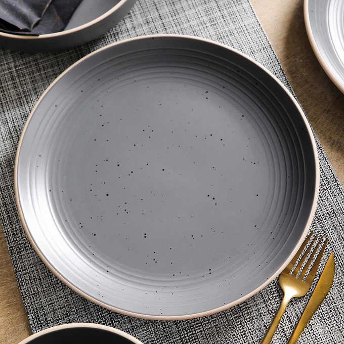 NEW - Stone + Lain Lauren 12-piece Stoneware Dinnerware Set - Retail $59