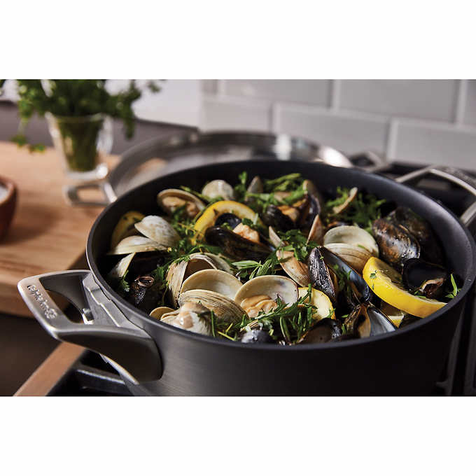 NEW - Calphalon Premier 12-Piece Non-Stick Space Saving Cookware - Retail $399