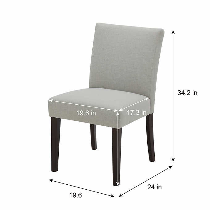 NEW in BOX - Costco - Denning Fabric Dining Chair, 2-pack - Retail $174