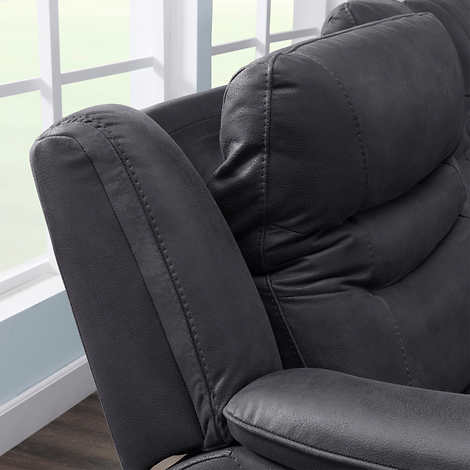 NEW - Costco - Kelsee Fabric Power Reclining Sectional with Power Headrests - Retail $2399