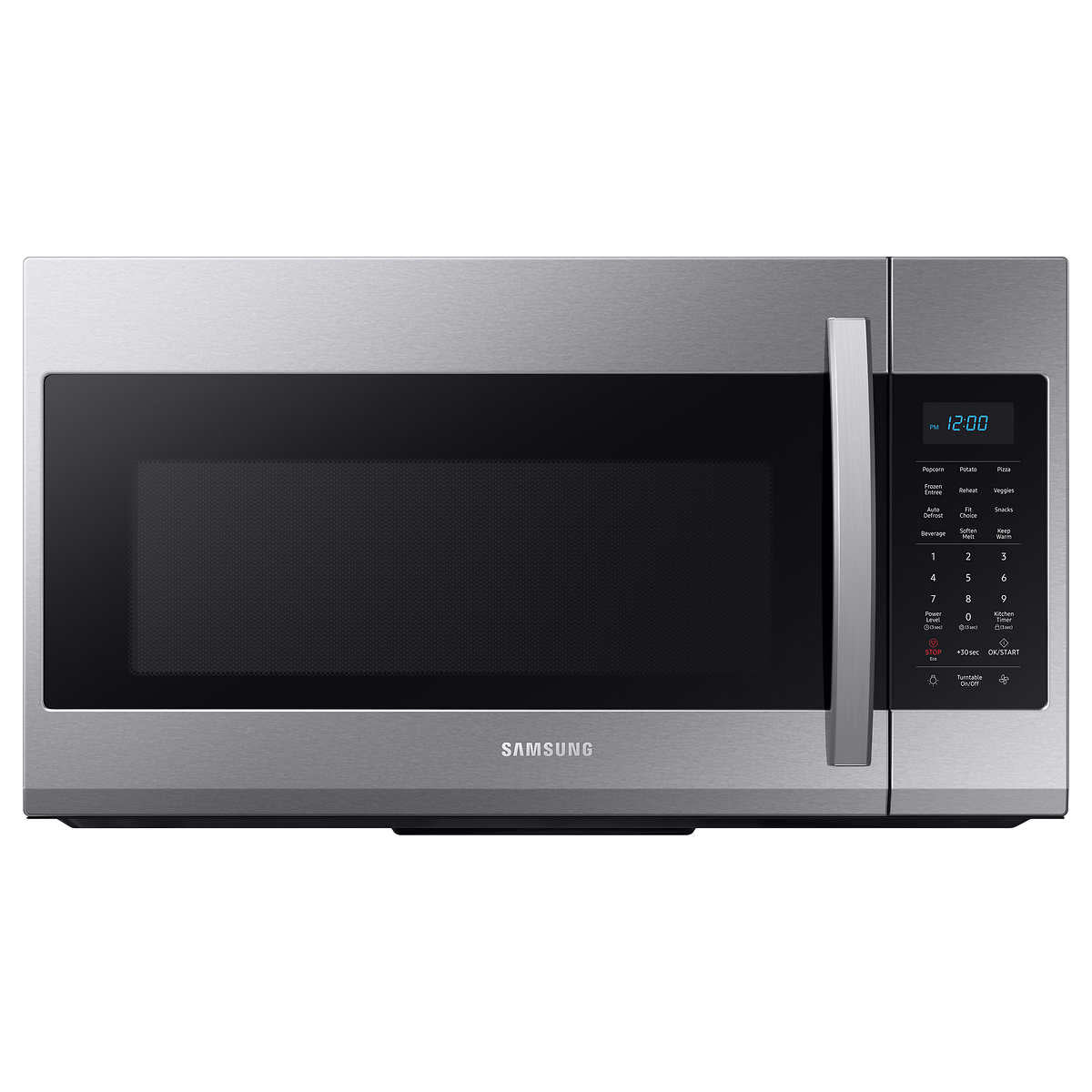 NEW - Samsung 1.9 Cu. Ft. Over-the-Range Microwave with Sensor Cook ME19R7041FS - Retail $419