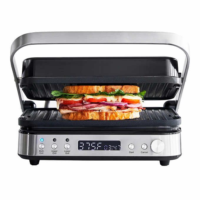 NEW - Costco - GreenPan 7-in-1 Ceramic Nonstick Grill Griddle and Waffle Maker - Retail $139