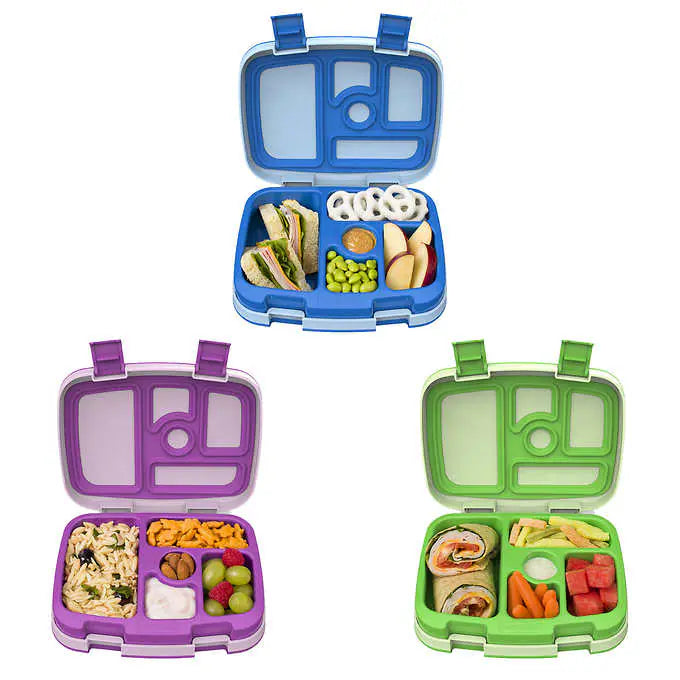 NEW - Bentgo Kids Lunch Box Containers, 3-Pack - Retail $40