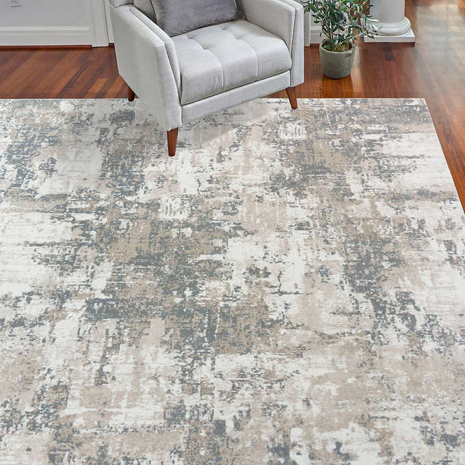 NEW - Costco - Thomasville Timeless Classic Rug Collection 5 ft. 3 in. x 7 ft. 5 in, Otello Gray - Retail $159