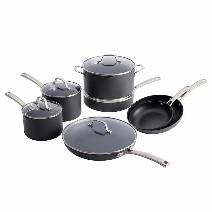 NEW - Calphalon Classic 12-Piece Non-Stick Cookware Set - Retail $199