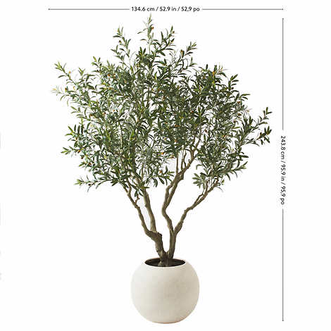 Like NEW - Costco - Faux 8’ Olive Tree - Retail $499