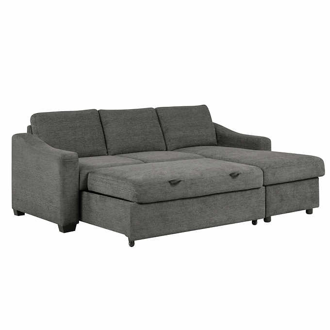 Costco - Coddle Aria Fabric Sleeper Sectional - Retail $1249