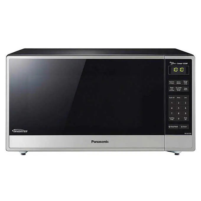 Like NEW - Panasonic 1.6CuFt Countertop Microwave with Genius Inverter Technology, NN-SN755S - Retail $179