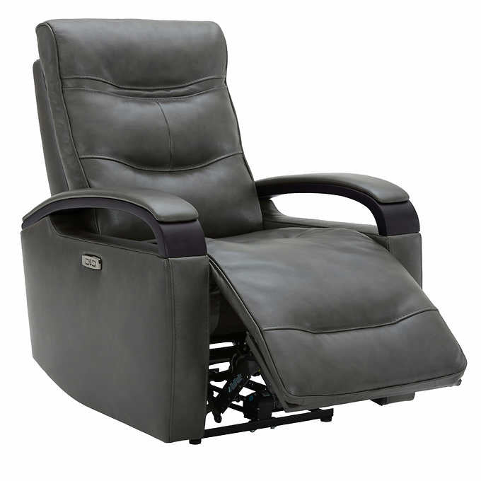 NEW IN BOX - Costco - Canmore Leather Power Recliner with Power Headrest - Retail $699