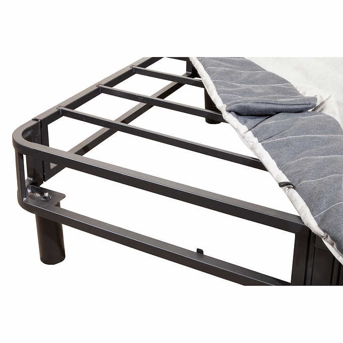 NEW - EnForce QUEEN 7" Metal Box Spring with Headboard Bracket and Legs - Retail $239