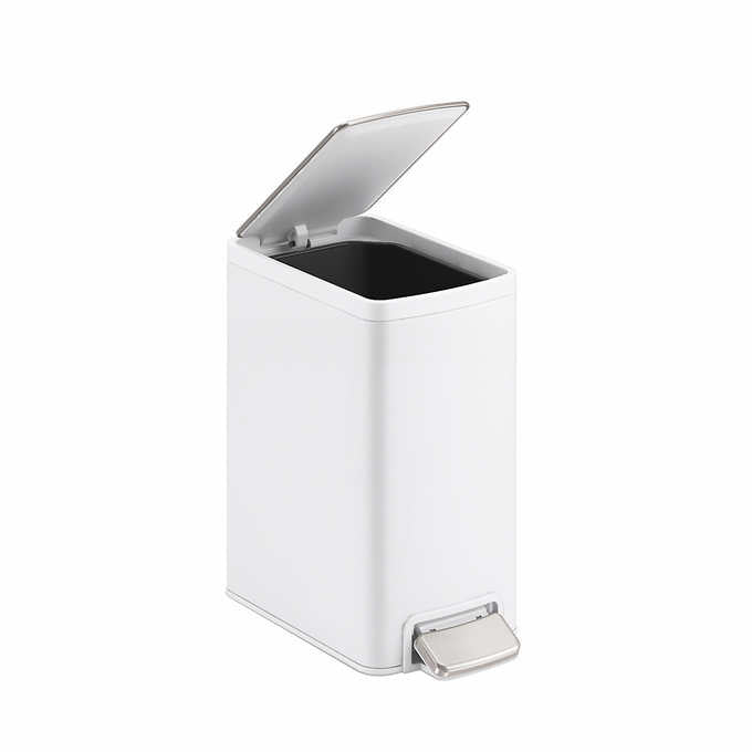 NEW - Costco Kohler 6L Step Trash Bin, 2-pack - Retail $42