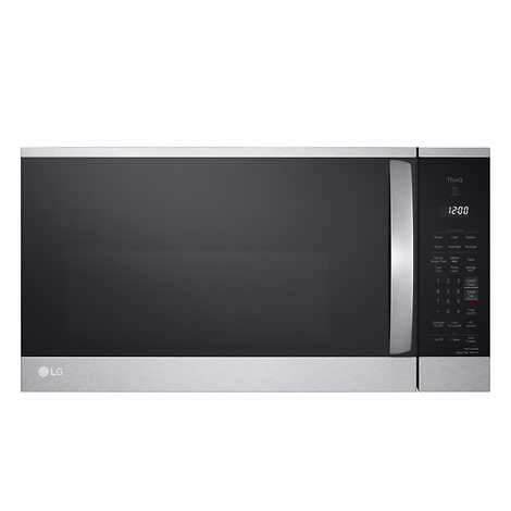 LG 1.8 cu. ft. Smart Wi-Fi Enabled OTR Microwave Oven with EasyClean - MVEM1825F - Retail $399