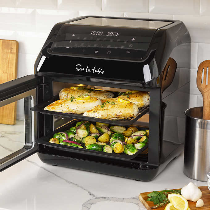 NEW - Sur La Table 13 Quart Air Fryer with Easy Open Door - Retail $99