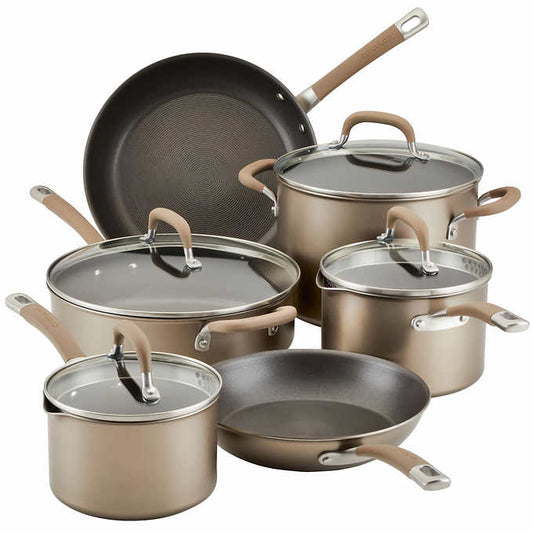 NEW - Circulon Premier Professional 10-Piece Non-Stick Cookware Set - Retail $179