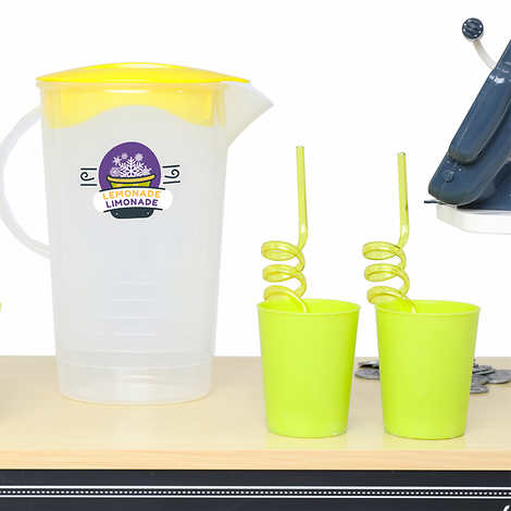 NEW - Costco - Wooden Lemonade Stand & Accessories - Retail $68