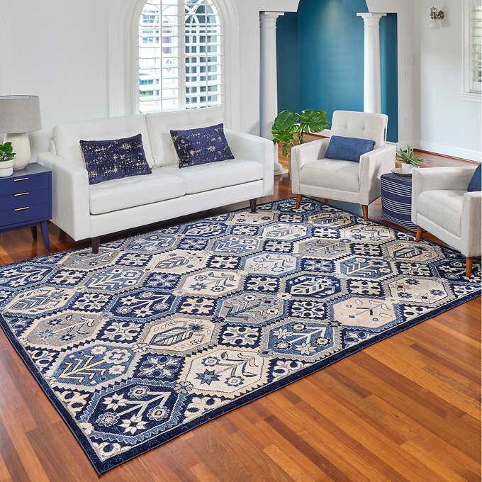 NEW - Costco - Henley Area Rug, 7 ft. 10 in. x 10 ft. Quincy - Retail $179