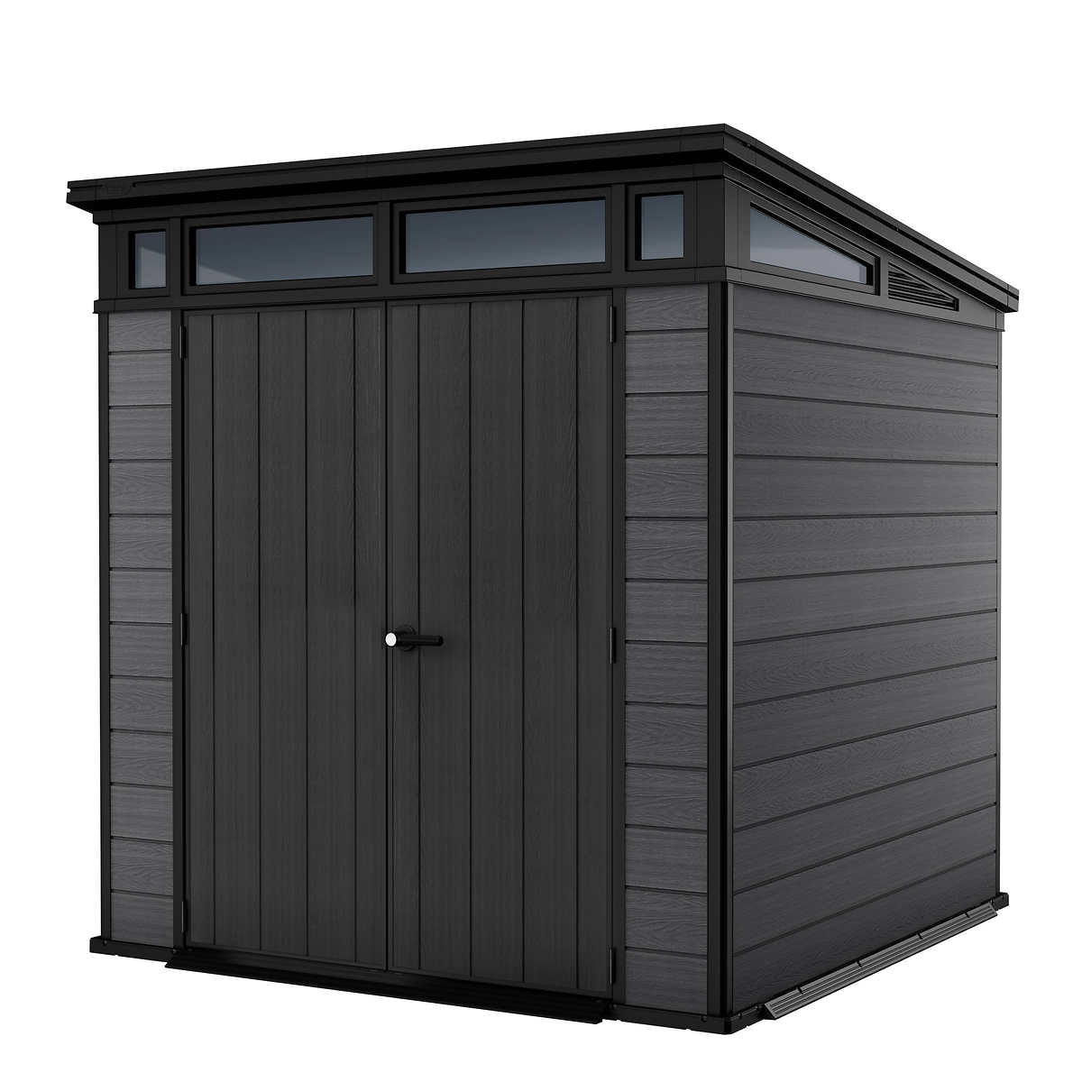 NEW SEALED - Keter Cortina Premium Modern Outdoor Storage Shed 7' x 7' - Retail $1399