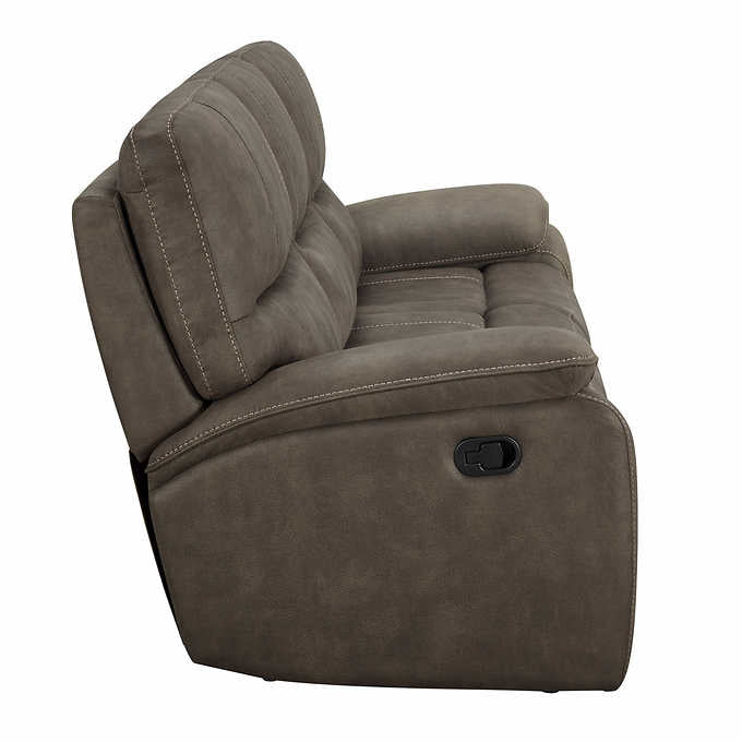 NEW - Costco - Barcalounger Henley Fabric Manual Reclining Sofa - Retail $1199