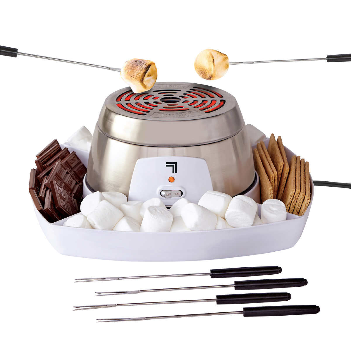 NEW - Sharper Image Electric S'mores Maker - Retail $19