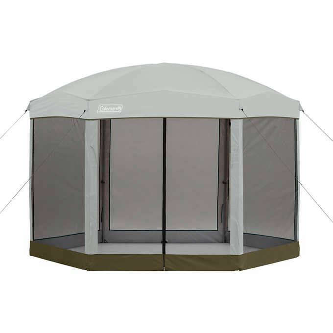 NEW - Costco - Coleman 12 x 10 Screened Canopy Sun Shelter - Retail $199