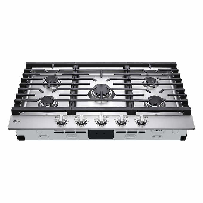 NEW w/ minor dmg - LG 30” GAS Cooktop with UltraHeat 20K BTU Burner - Retail $849