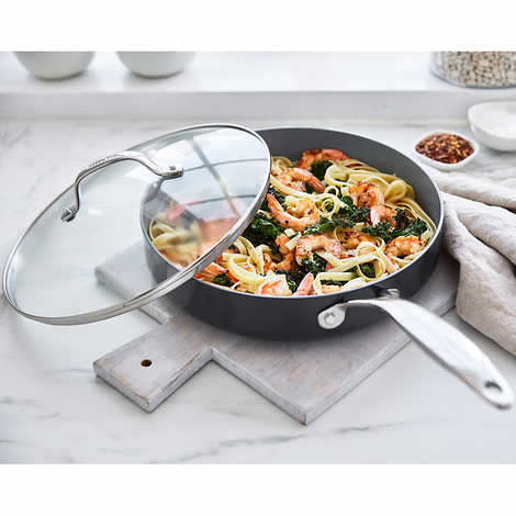 NEW - GreenPan Valencia Pro Ceramic 11-piece Cookware Set - Retail $179