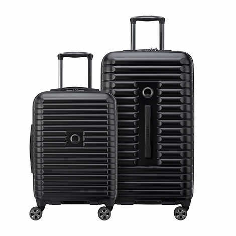 Costco - Delsey Black 2-piece Hardside Trunk Set - Retail $149