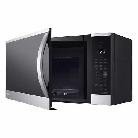 LG 1.8 cu. ft. Smart Wi-Fi Enabled OTR Microwave Oven with EasyClean - MVEM1825F - Retail $399