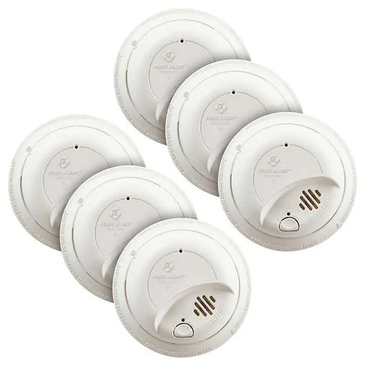 First Alert Hardwired Smoke Alarm, 6-pack - Retail $59