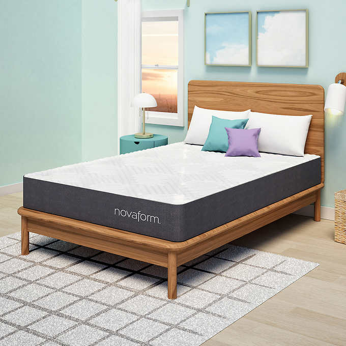 NEW - Costco - Novaform TWIN DreamAway 8" Gel Memory Foam Mattress - Retail $159