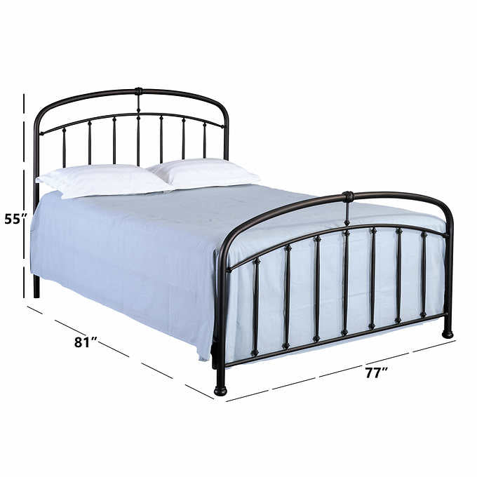 NEW - Costco - KING Hayden Metal Bed - Retail $619