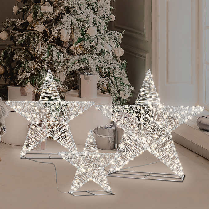 Costco - LED Stars 3-piece Set - Retail $49.97