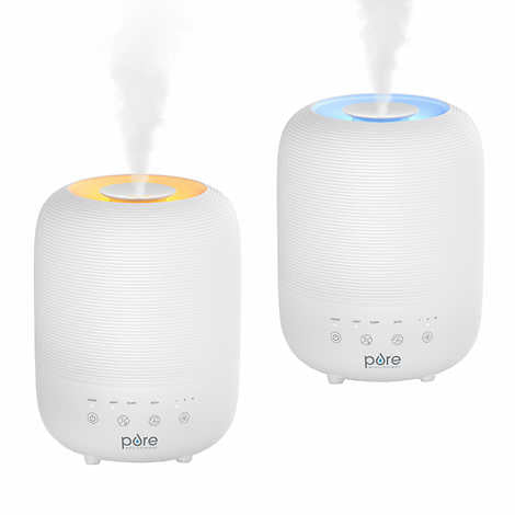 Pure Enrichment Easy-Fill 0.79G Humidifier Bonus Bundle, 2-pack - Retail $79