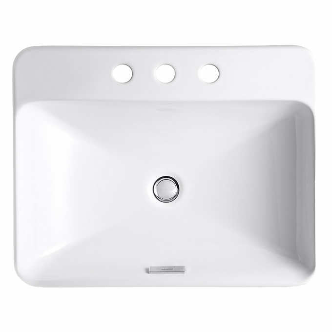 NEW - Kohler Vox Rectangle Vessel Bathroom Sink - Retail $199