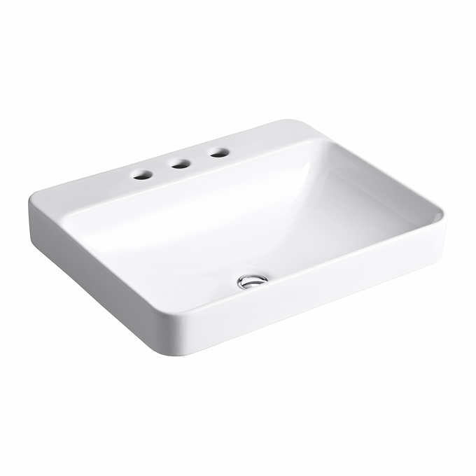 NEW - Kohler Vox Rectangle Vessel Bathroom Sink - Retail $199