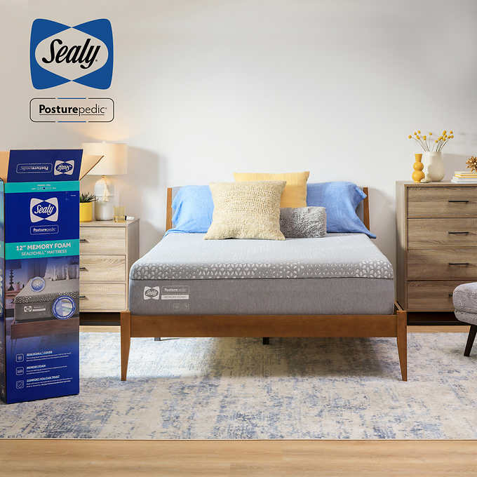 NEW - Costco - Sealy Posturepedic KING 12" Memory Foam Mattress - Retail $799